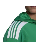 Pánská mikina s kapucí GP6437 Zelená s bílou - Adidas Pánská mikina s kapucí GP6437 Zelená s bílou - Adidas