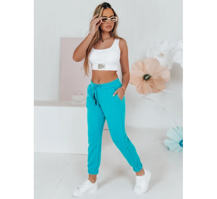 Dámské tyrkysové tepláky MADMAX FashionStreet UY1499