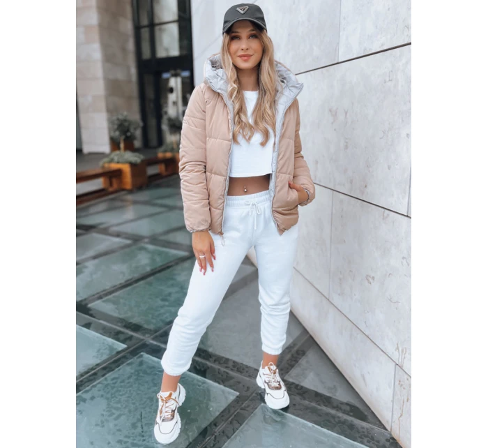 Dámská oboustranná péřová bunda VICTORIA SNUG šedá FashionStreet TY3696 Dámská oboustranná péřová bunda VICTORIA SNUG šedá FashionStreet TY3696