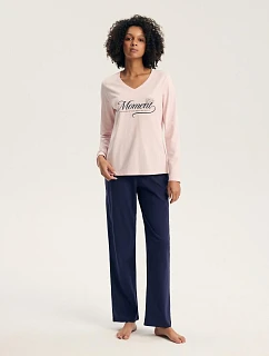 Dámské pyžamo Henderson 46114 Gianna, dlouhé rukávy, velikosti S–3XL