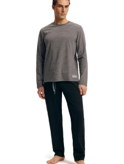 Pánské pyžamo 43455 New grey - HENDERSON