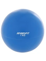 POSILOVACÍ MÍČ SE ZÁVAŽÍM 1KG MODRÝ ENERO FIT