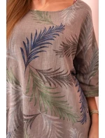 Dámská bavlněná halenka s s rukávy fango model 21073245 - K-Fashion