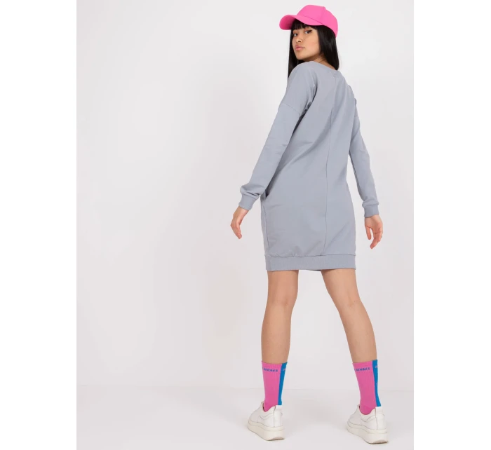 Šaty AP SK A 006.73 šedá Šaty AP SK A 006.73 šedá