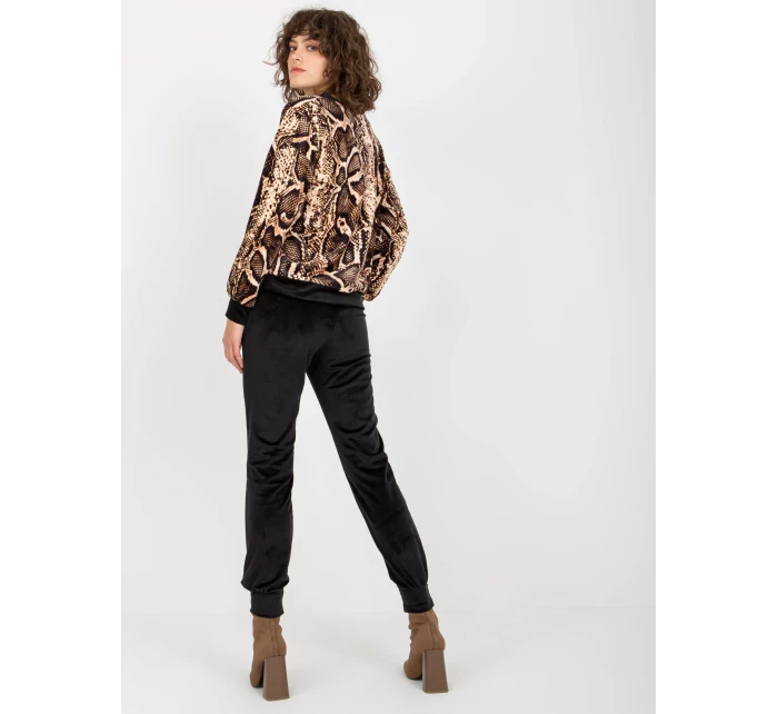 Dámský komplet RP KMPLčerný a béžový