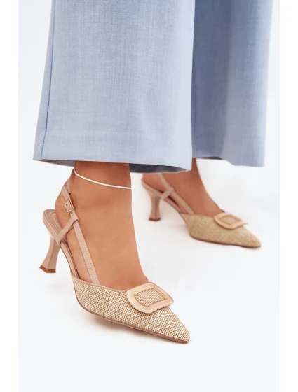 Sandály na podpatku  model 225205 Step in style