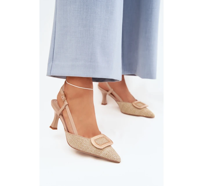 Sandály na podpatku  model 225205 Step in style