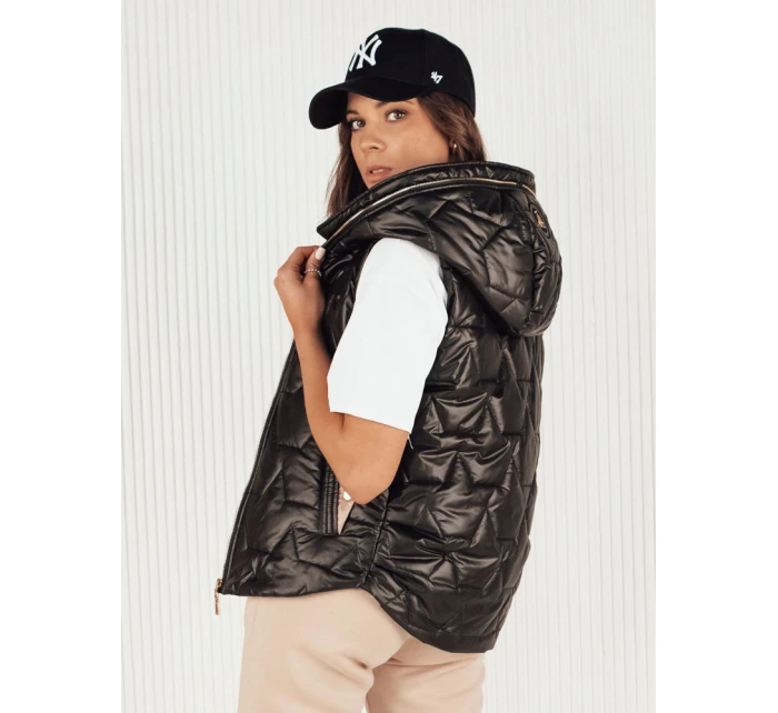 Dámská prošívaná vesta NICOLAS černá FashionStreet TY4120 Dámská prošívaná vesta NICOLAS černá FashionStreet TY4120