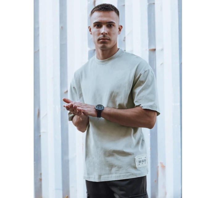 FashionStreet pánské olivově zelené tričko RX5502