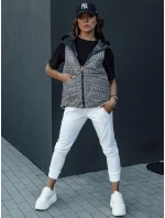 Dámská prošívaná vesta ICONVEST černá FashionStreet TY4432