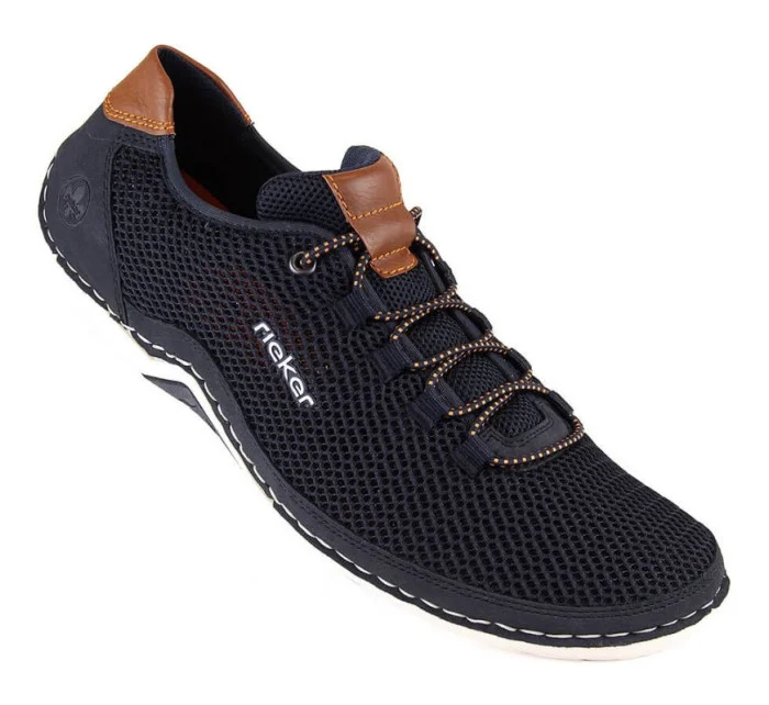 Pohodlné polobotky Rieker M RKR666 navy blue