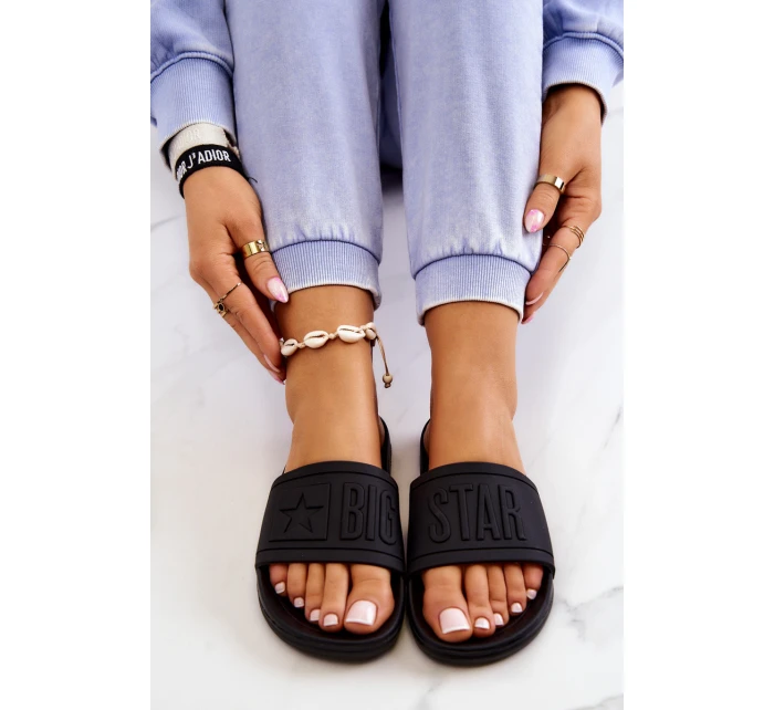 Dámské Nazouváky Big Star Černé DD274A271 Dámské Nazouváky Big Star Černé DD274A271