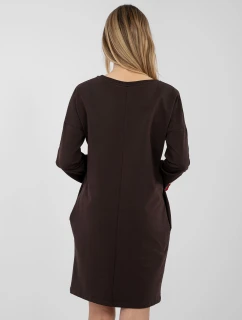 Šaty RV SK 8088.59 tmavě hnědé