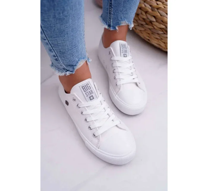 Dámské klasické tenisky Big Star - bílé Dámské klasické tenisky Big Star - bílé