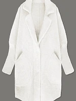 Vlněný přehoz z alpaky v barvě ecru (7108)