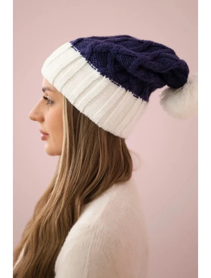 Milano fleecová čepice K203 tmavě model 18749969 - K-Fashion Milano fleecová čepice K203 tmavě model 18749969 - K-Fashion