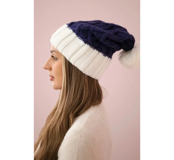 Milano fleecová čepice K203 tmavě model 18749969 - K-Fashion Milano fleecová čepice K203 tmavě model 18749969 - K-Fashion