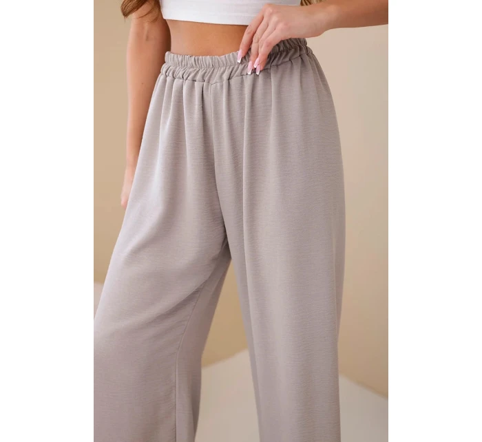 Kalhoty s širokým nohavicí fango