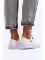 Dámské Klasické Nízké Tenisky BIG STAR AA274010 Bile Dámské Klasické Nízké Tenisky BIG STAR AA274010 Bile