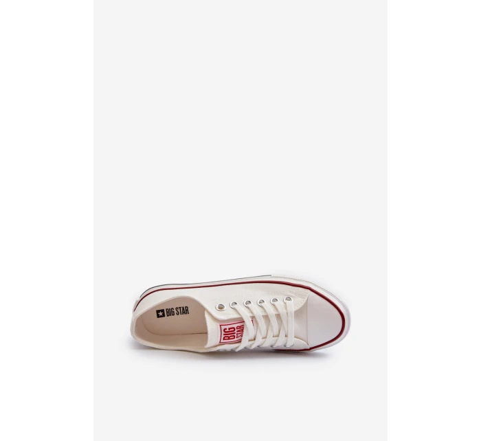 Nízké dámské tenisky Big Star NN274274 Bílé Nízké dámské tenisky Big Star NN274274 Bílé