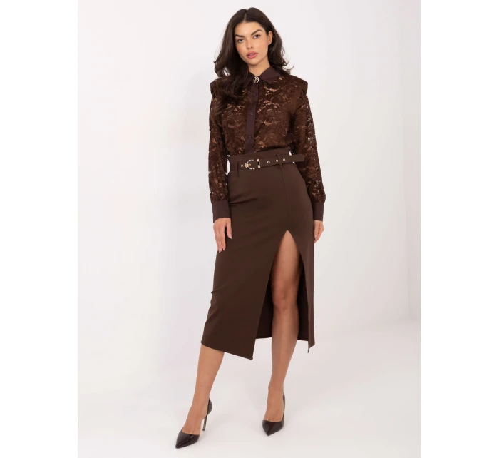 Spódnica IT SD model 21793758 brązowy - FPrice