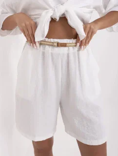 Šortky MI SN 6620.72P bílé