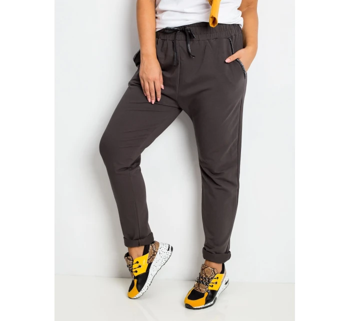 Tepláky RV DR 4765.52 tmavě khaki Tepláky RV DR 4765.52 tmavě khaki