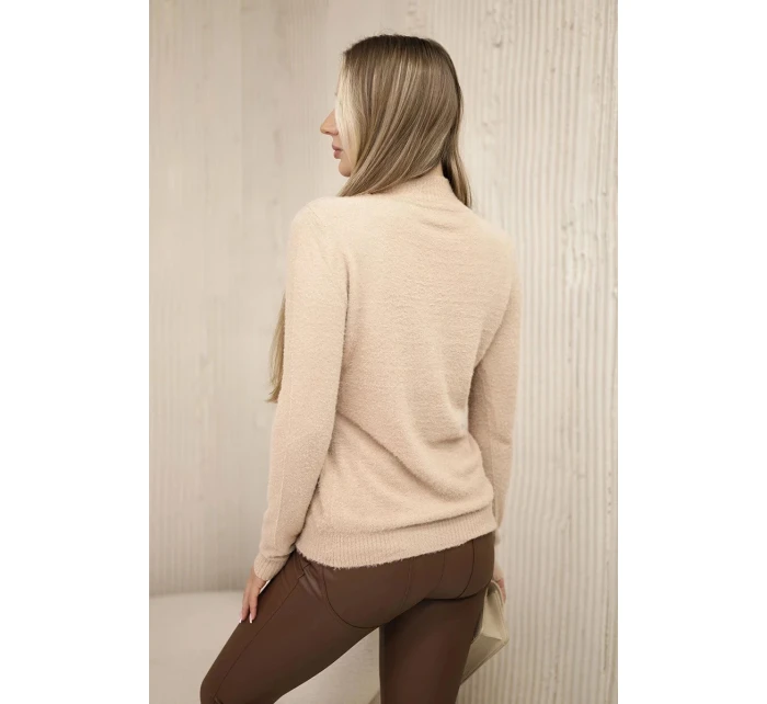 Svetr s polorolákem alpaka 2020-17 velbloud - Kesi Svetr s polorolákem alpaka 2020-17 velbloud - Kesi
