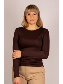 model 21494139 Košilka s dlouhým rukávem hnědá - Babell