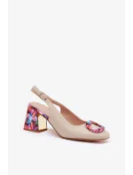 Sandály na podpatku model 210693 Step in style Sandály na podpatku model 210693 Step in style