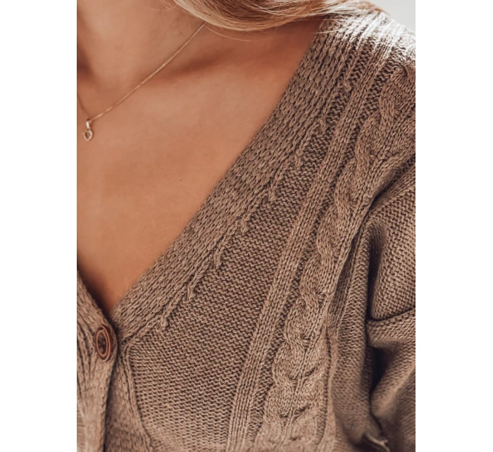 Dámský svetr MELANIA chocolate FashionStreet MY1653
