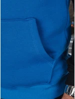 Pánská základní mikina s kapucí modrá Dstreet model 21985981 - FashionStreet