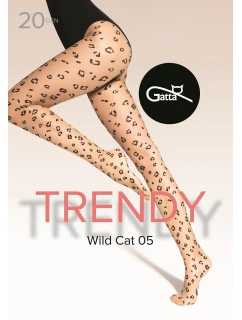 Punčocháče Gatta Trendy Wild Cat wz.05 20 den 2-4