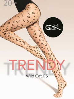 Punčocháče Gatta Trendy Wild Cat wz.05 20 den 2-4