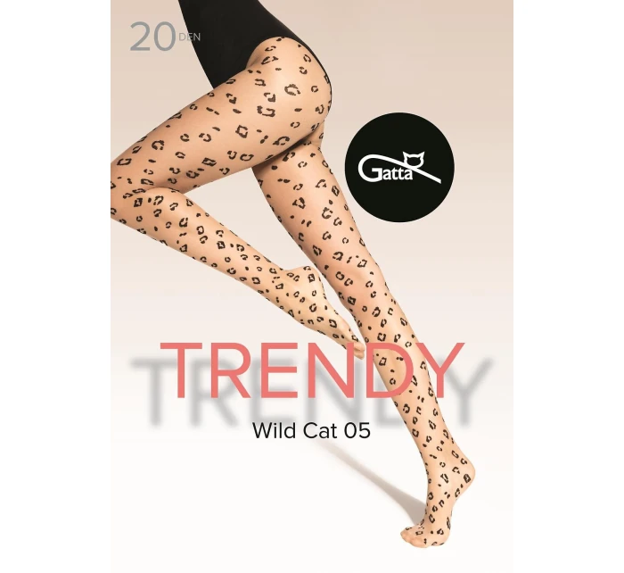 Punčocháče Gatta Trendy Wild Cat wz.05 20 den 2-4 Punčocháče Gatta Trendy Wild Cat wz.05 20 den 2-4