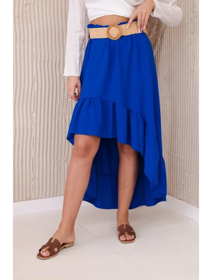 Sukně s delšími zády chrpově modrá Sukně s delšími zády chrpově modrá
