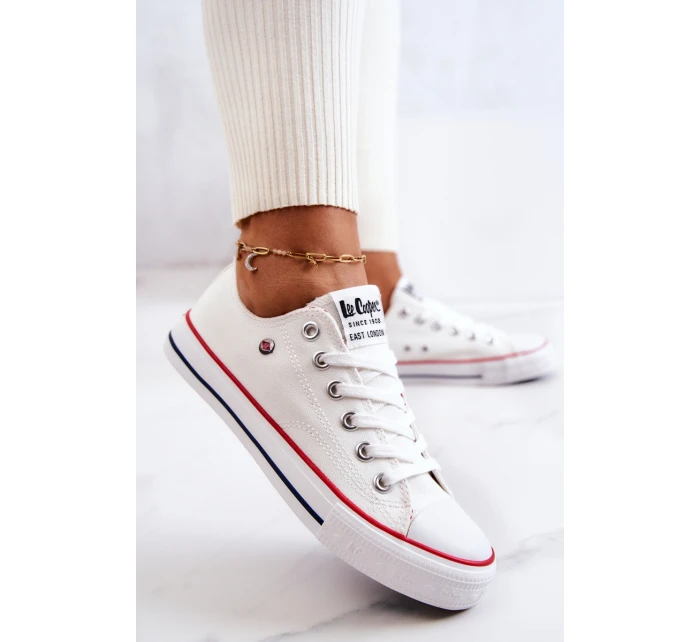 Dámské Tenisky model 21576313 Bílé - Lee Cooper Dámské Tenisky model 21576313 Bílé - Lee Cooper