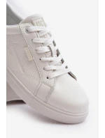 Pánské Tenisky Z Eko Kůže Big Star OO174020 Bílé Pánské Tenisky Z Eko Kůže Big Star OO174020 Bílé