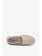 Kožené dámské polobotky S.Barski LR61-7051 Béžové Kožené dámské polobotky S.Barski LR61-7051 Béžové