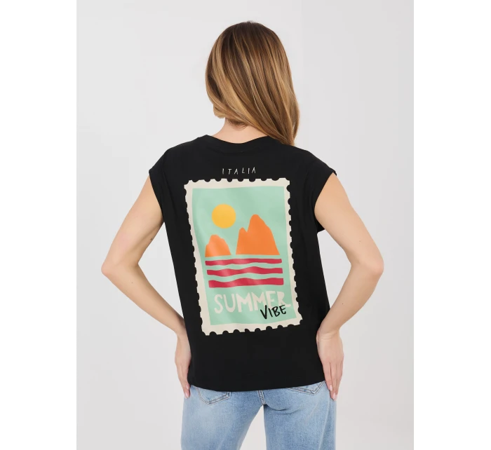 T shirt model 22027632 czarny - FPrice