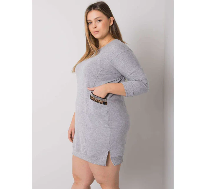 Šaty RV SK 6836.55P šedá