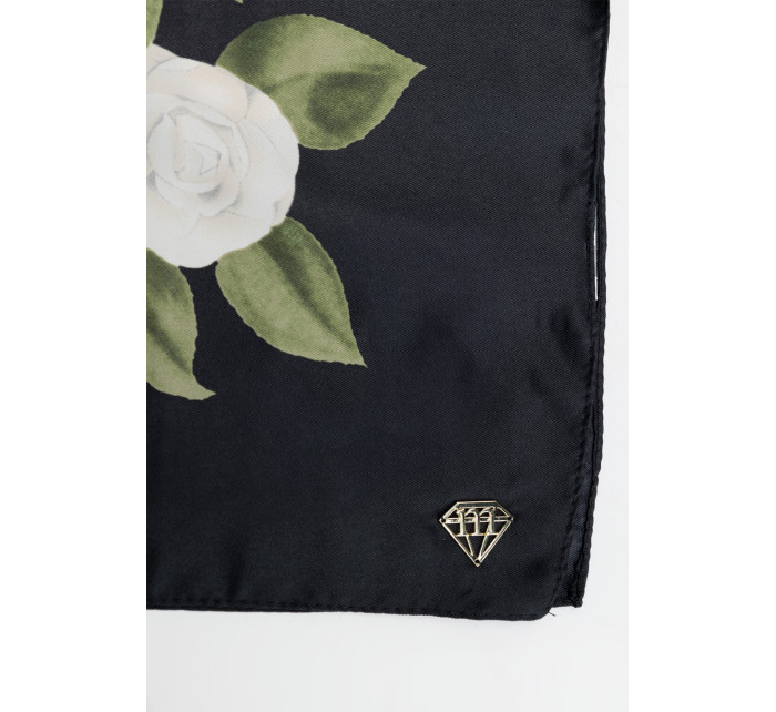 Monnari Šály a šátky Dámský šátek s květinovým vzorem Multi Black