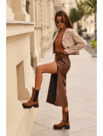 Dámské boty Chelsea se zipem Camel Samil Dámské boty Chelsea se zipem Camel Samil