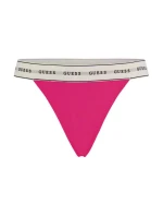 Dámské tanga O2BE04KBBU1 EXR malinová - Guess