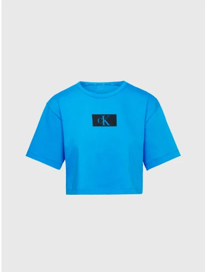 Dámský top QS6946E CC4 modré - Calvin Klein