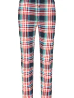 Pánské pyžamové kalhoty 500756H 378 červenomodré káro - Jockey