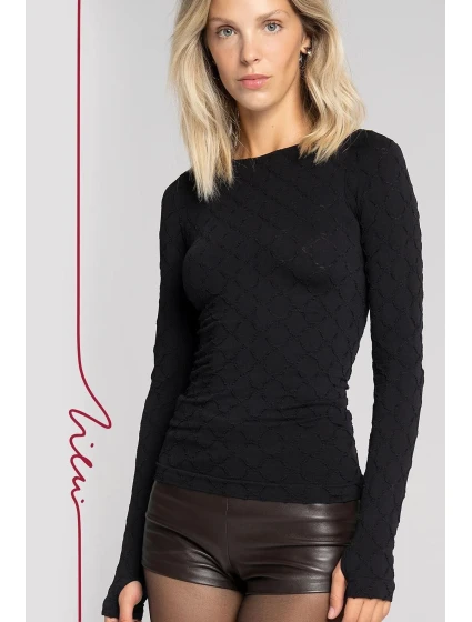 Halenka Gatta Zień 43161 Bezešvý monogram 01F S-XL Halenka Gatta Zień 43161 Bezešvý monogram 01F S-XL