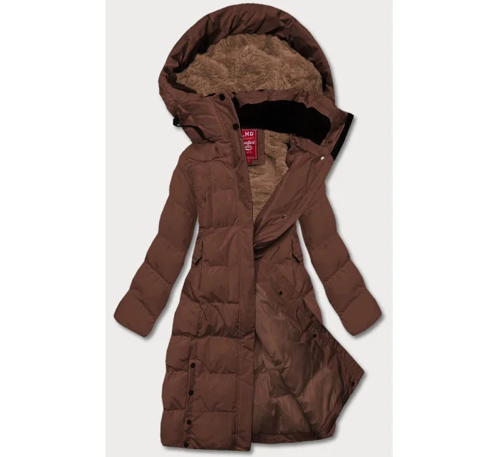 DŁUGA ZIMOWA KURTKA DAMSKA NA model 21245489 - LHD