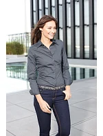 JN 641 Popelínová business halenka s dlouhým rukávem model 22487436 white - Daiber JN 641 Popelínová business halenka s dlouhým rukávem model 22487436 white - Daiber