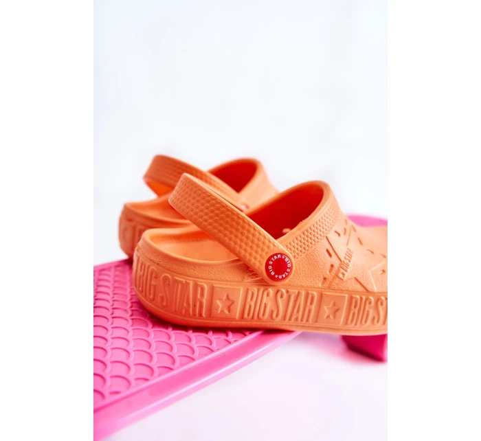 Dětské lehké pantofle Big Star Oranžová model 21593881 - Big Star Shoes Dětské lehké pantofle Big Star Oranžová model 21593881 - Big Star Shoes